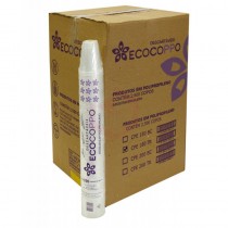 Copo Ecocoppo Transparente 200ML, Caixa c/ 2.500 unidades.